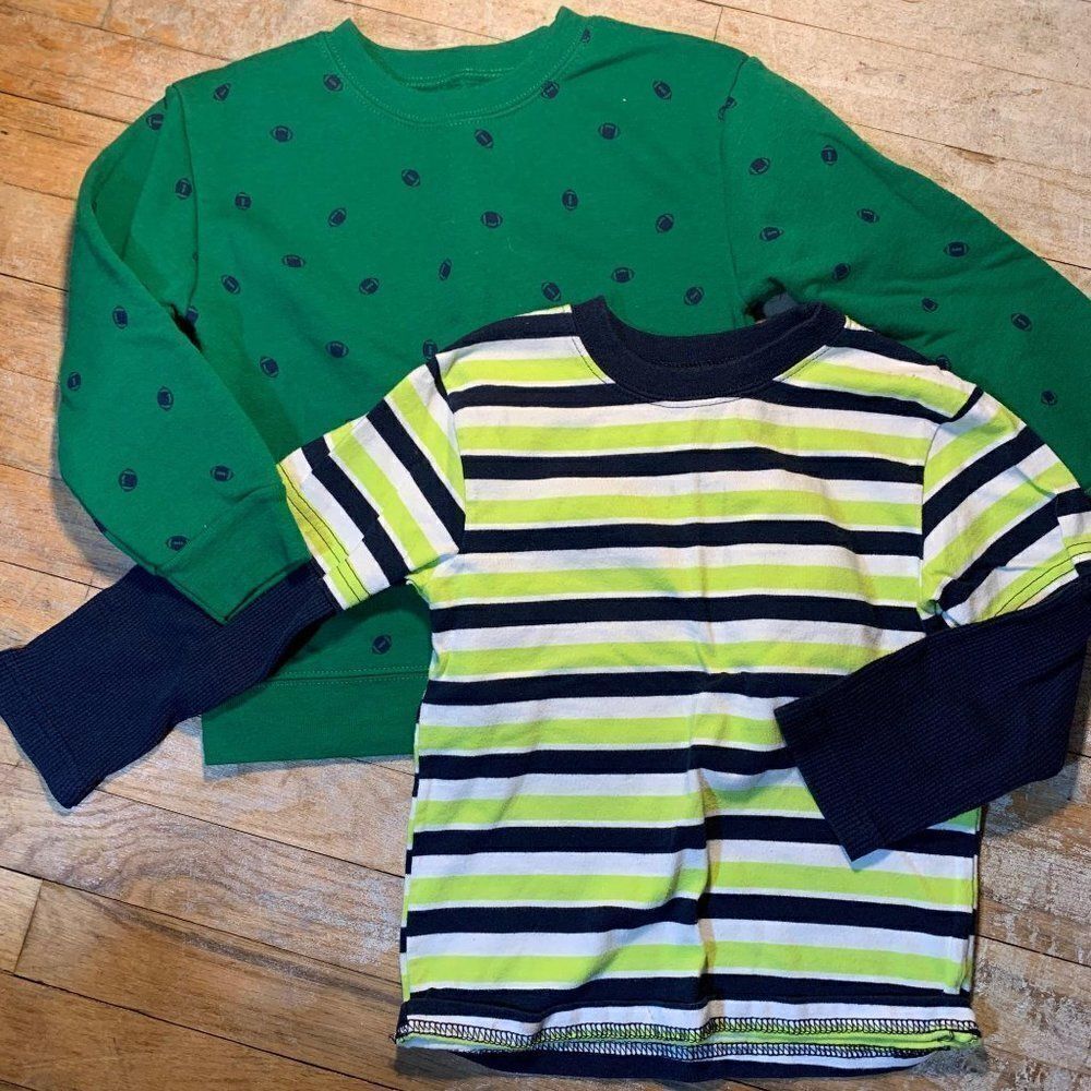 Bundle boys shirts long sleeve size 4